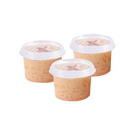 Pote Descartável Com Tampa 145ml Freezer E Microondas 24un