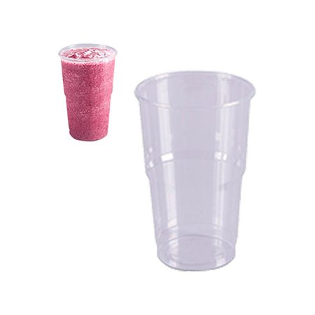Kit Copo Supremo Transparente 300ml Grande 40 Un Para Açaí