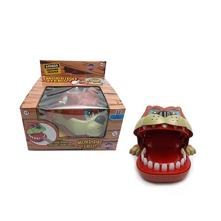 Brinquedo Mordida Feroz Jogo De Apertar Os Dentes Divertido