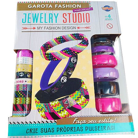 Kit Jewelry studio para personalizar pulseiras