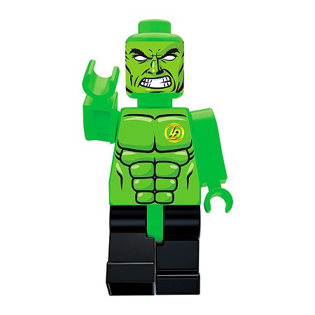 Boneco de Montar Defensor Verde Mini Brinquedo Infantil