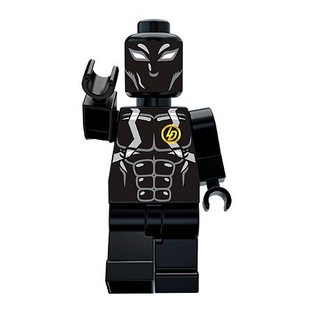 Boneco de Montar Defensor Preto Mini Brinquedo Infantil