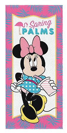 Toalha de Banho Minnie Felpuda Lepper Infantil 5