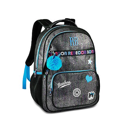 Mochila Escolar Rebecca Bonbon Azul