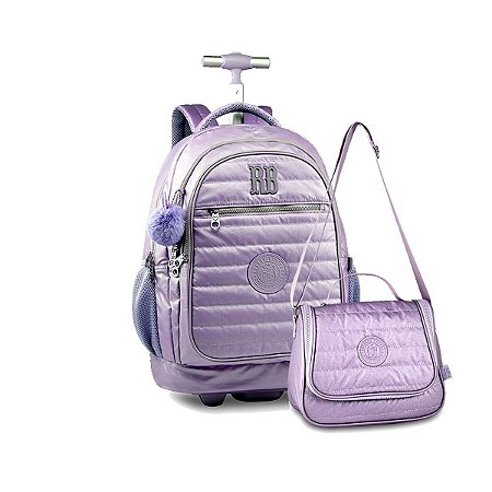 Mochila Rebecca bonbon Rb3206VL + Lancheira Rb3205VL