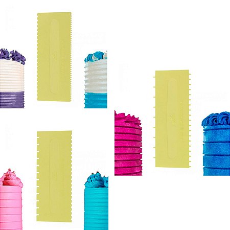 Kit com 3 Espátulas para Modelar Decorativas MOD 14,15,20
