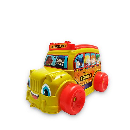 Carrinho Happy bus Onibus Escolar  Didático