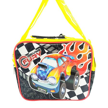 Lancheira Driving Fury Infantil + Kit Escolar Infantil - AIG
