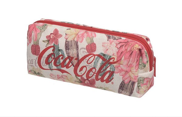 Estojo Escolar Coca Cola Desert Cactus Florida