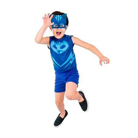 Fantasia Pj Masks Menino Gato Pop P - Regina