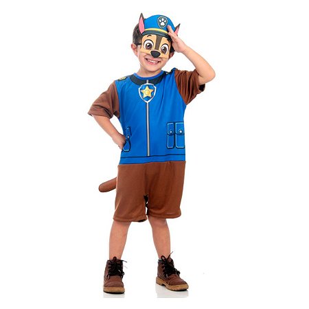Fantasia Infantil Curta Chase TAM M - Patrulha Canina