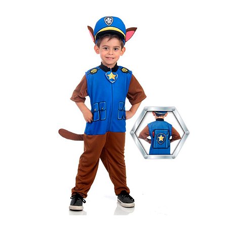 Fantasia Infantil Longa Chase - Patrulha Canina