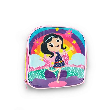 Lancheira térmica Escolar Menina Yepp Infantil Cor Rosa