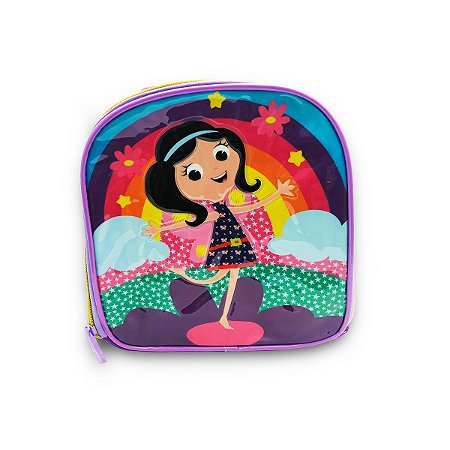 Lancheira térmica Escolar Menina Yepp Infantil Cor Lilás