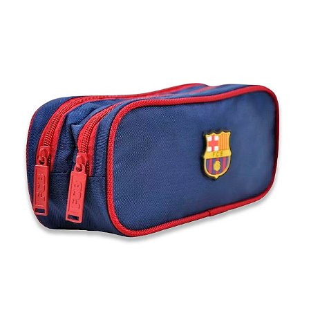 Estojo Duplo Xeryus Barcelona  Infantil cor Azul