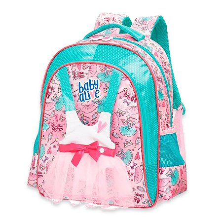 Mochila Escolar Costas Baby Alive Ballet Infantil