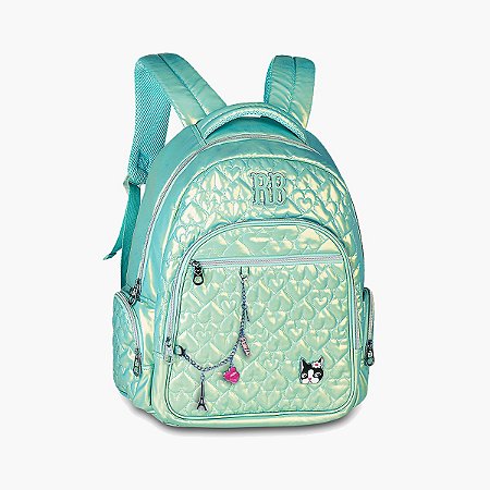 Mochila Costas Escolar Infantil Rebecca bonbon Cor Verde