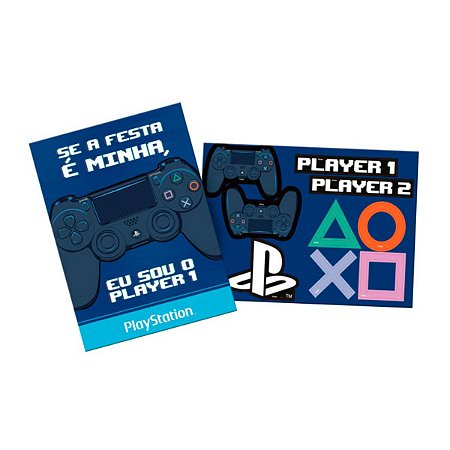 Kit Decorativo Playstation - Festcolor