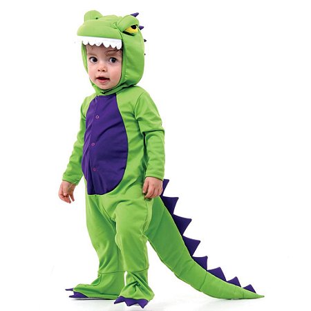 Fantasia Infantil Dinossauro  C/ Capuz 11654