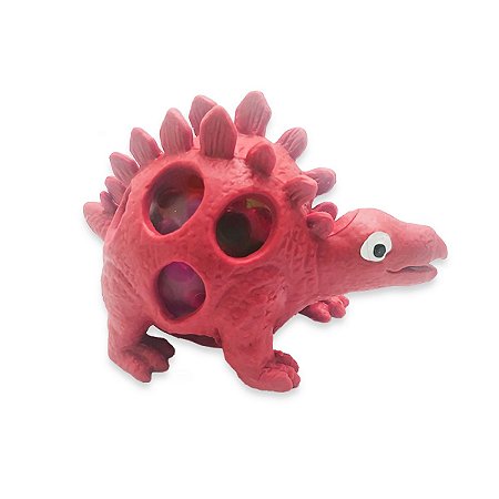 Dinossauro stegosaurus Anti estresse e Depressão vermelho
