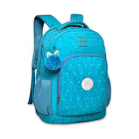 Mochila Escolar Costas Infantil Rebecca Bonbon Cor Azul