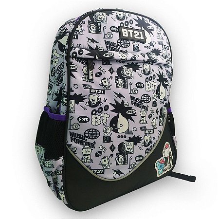 Mochila Costas Escolar BT21 Roxa - Clio