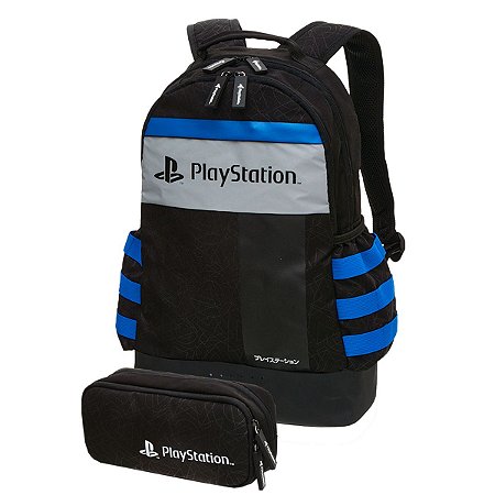 Kit Escolar Mochila Costas + Estojo Playstation - Pacific