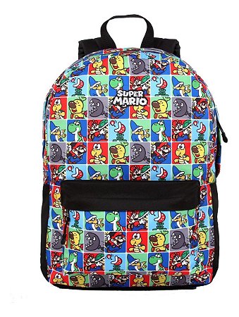Mochila Super Mario G Costas Material Escolar Infantil