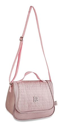 Lancheira Térmica Metalizada Rose Rebecca Bonbon Infantil