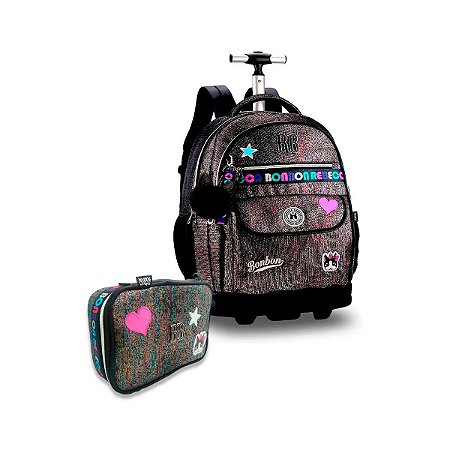 Kit RB Mochila RB3119PT + Estojo RB3122PT