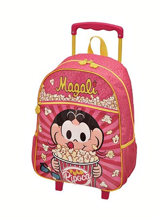 Mochila de Rodinhas Magali Pipoca Rosa - Pacific