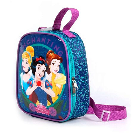 Lancheira Escolar Soft Princesas Disney - DMW