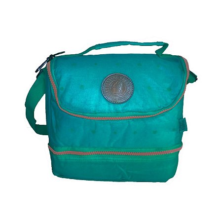 Lancheira Térmica Rebecca Bonbon Duplo Compartimento Azul