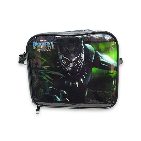 Super Lancheira Térmica Pantera Negra Infantil