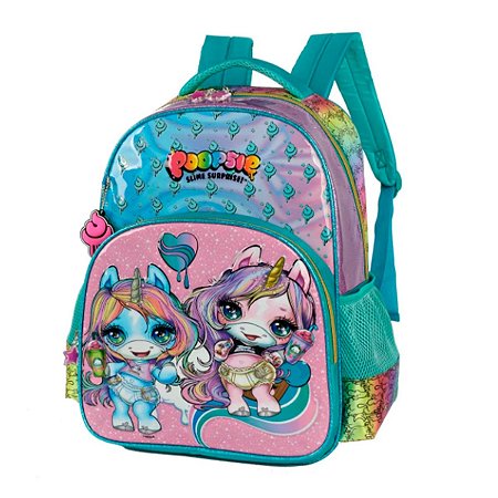 Mochila Escolar Costas Poopsie Slime Verde - Maxlog