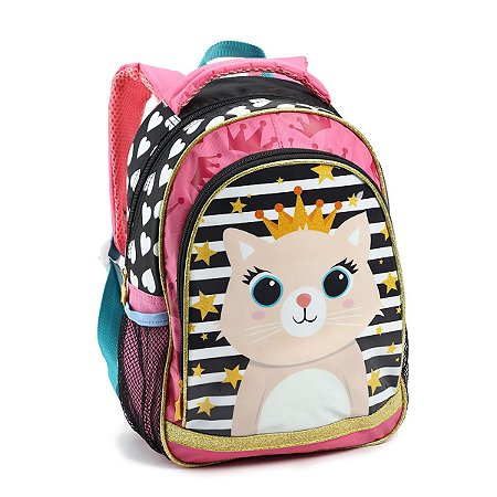 Mochila Creche Gatinha Zoop Infantil - Seanite