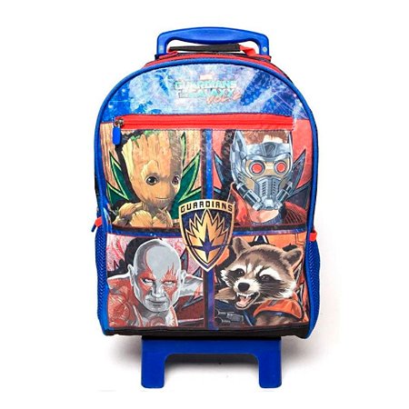 Mochila Escolar de Rodinhas Guardiões das Galaxias - DMW
