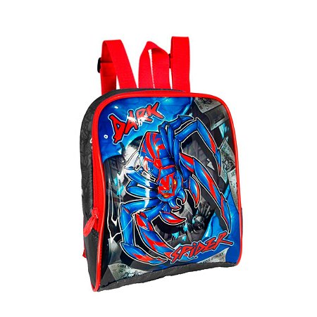 Lancheira Térmica Dark Spider Infantil Preto E Vermelho