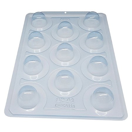 2 Forma de Chocolate Premium Trufa Pequena Especial Sp41