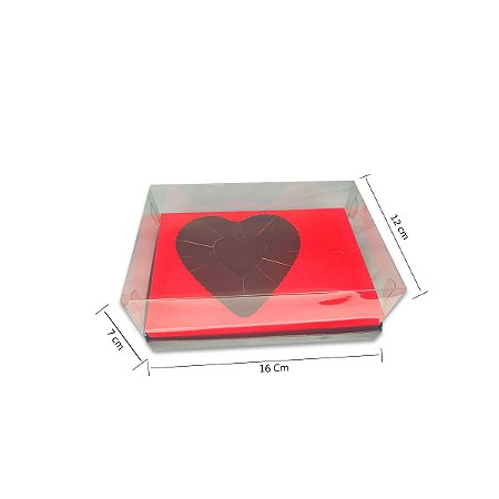Caixa de Chocolate Ovo De Coração Gourmert 10un de 250G.