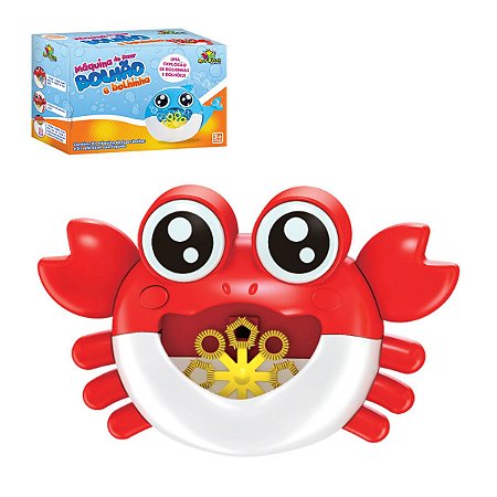 Brinquedo Máquina de Fazer Bolinhas e Bolão + Refil Vermelho