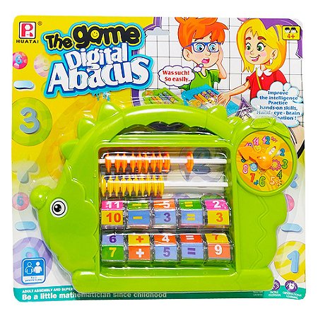 Brinquedo de Raciocínio Escolar Educacional Abacus - Verde