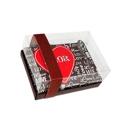 Caixa Chocolate Love de Ovo de Colher  250G 5 unidades
