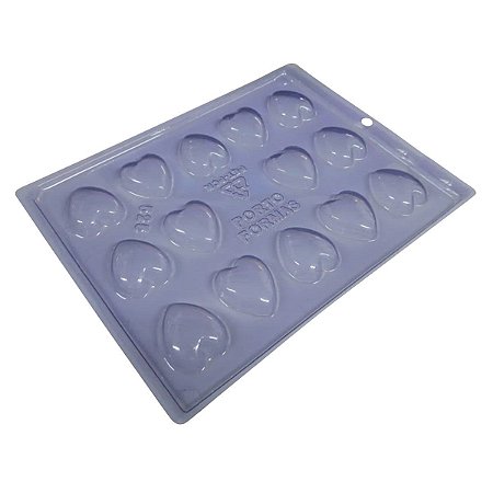 Kit 5 Formas De Acetato Bombom Coração Chocolate Confeitaria