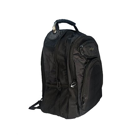 Mochila Clio Laptop Linha Executiva Preta