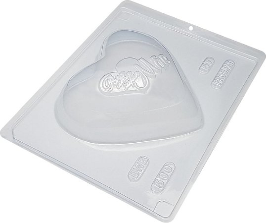 Forma de Chocolate Coração Super Mãe 500g COD 57