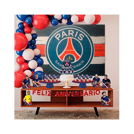 Kit Decoração Paris Saint Germain Festa Fácil De Aniversário