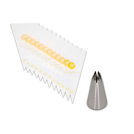Kit Super Confeitaria Bico 1M Wilton e Manga