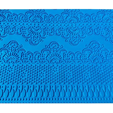 Molde de Silicone Spacchi Renda Azul FB 1697
