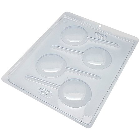 Kit 5 Forma De Acetato Bwb Pirulito De Chocolate Confeitaria